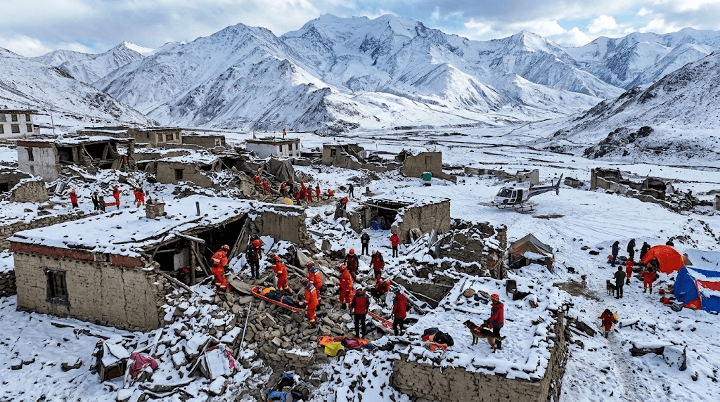 Devastating Magnitude 7.0 Earthquake Strikes Tibet: Over a Dozen Dead and Dozens Injured