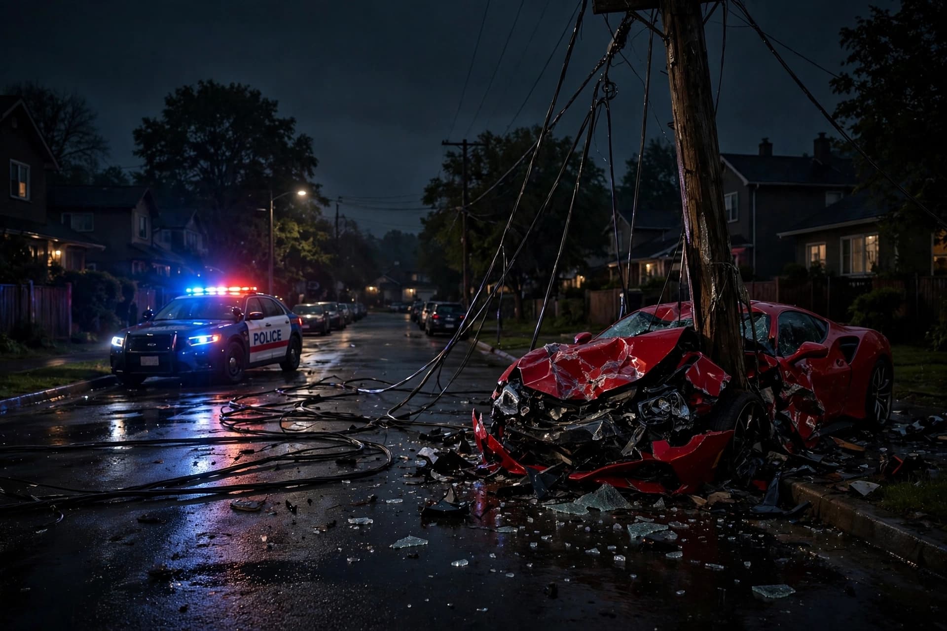 A Crash on Bering Avenue, and a Driver Who Chose Flight 