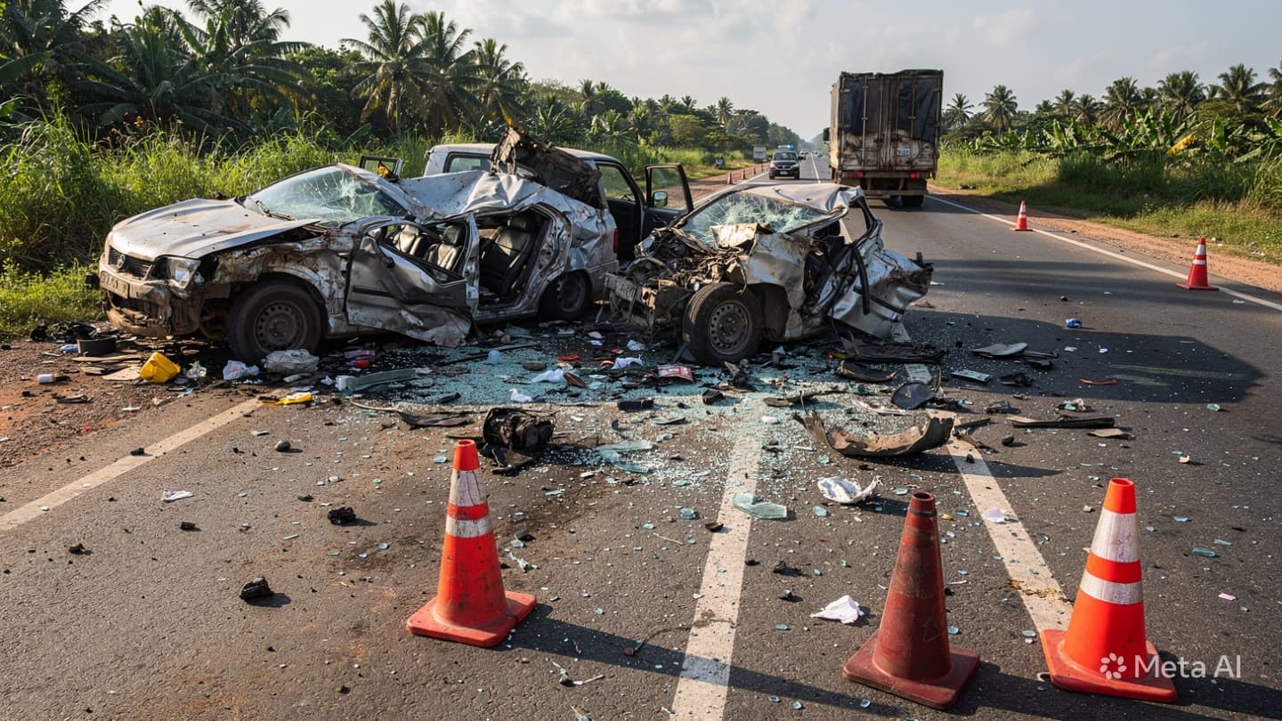 Highway Collision Yangon: Four People Killed as Multiple Vehicles Impact on Major Transit Arterial