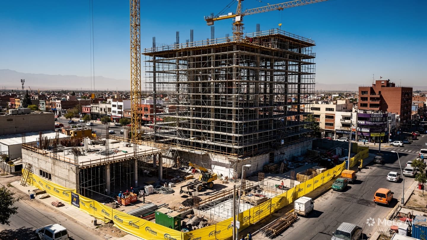 Construction Tragedy in Mendoza: Worker Falls From Scaffolding and Dies at Active Development Site