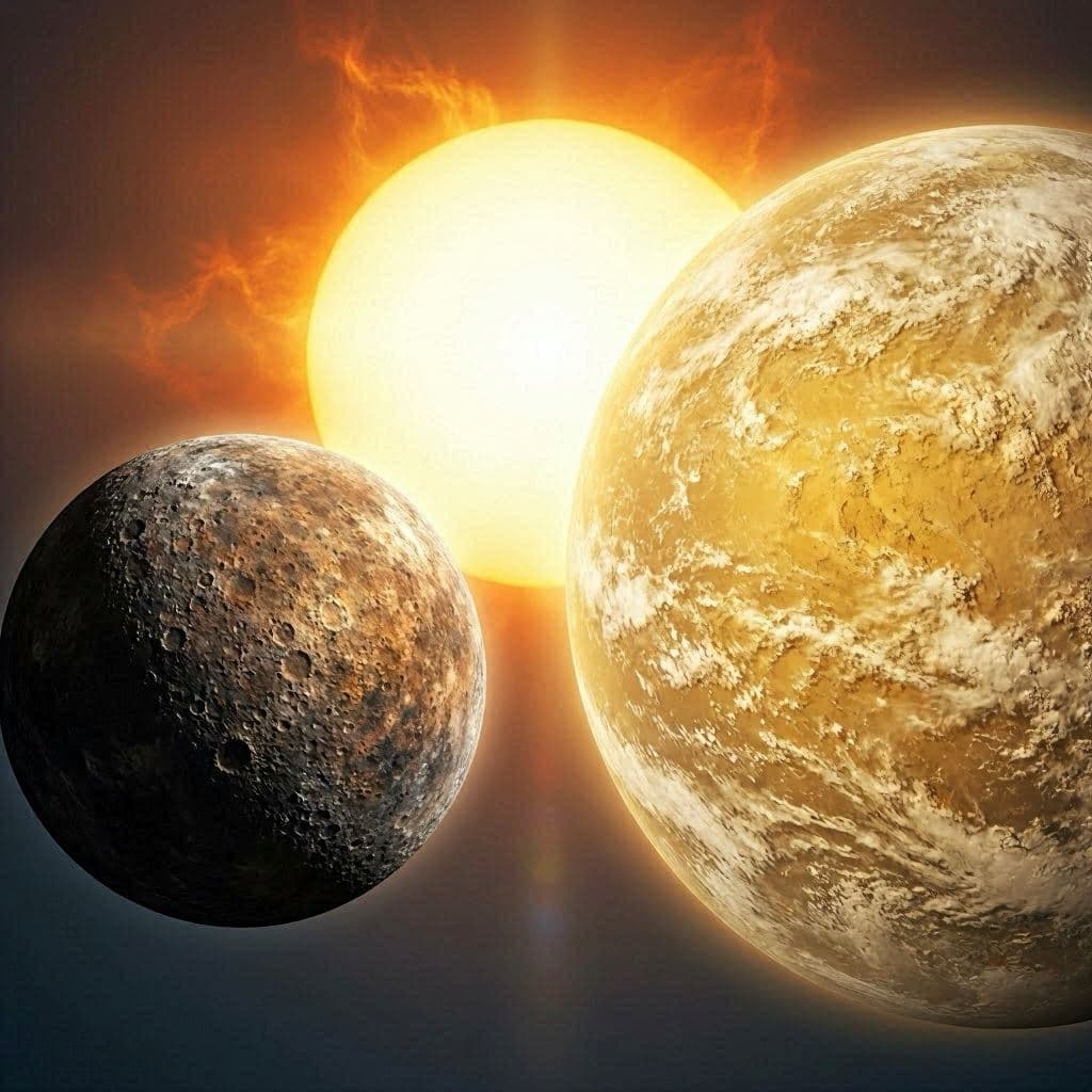 The Greenhouse Trap: Why Venus Outshines Mercury 