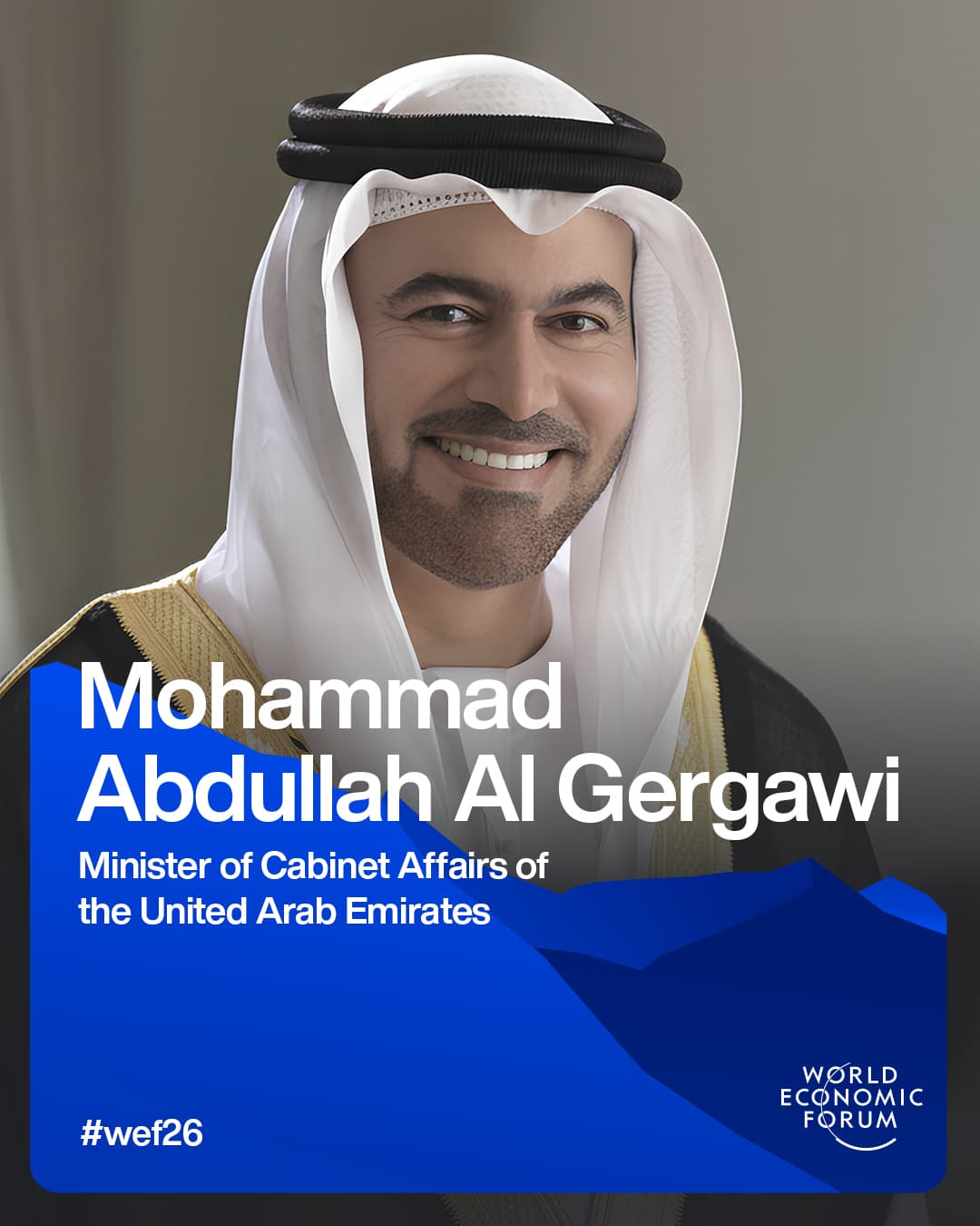 UAE Minister to Take Center Stage at WEF 2026 in Davos