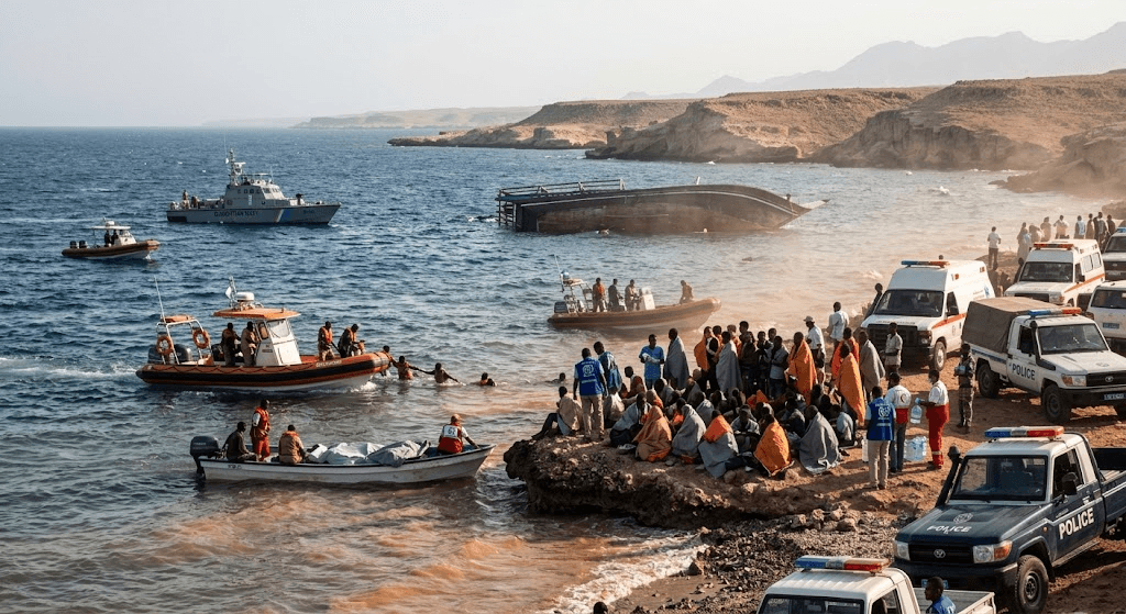 Tragedy at Sea: At Least 109 Dead, Over 100 Missing After Migrant Boat Capsizes Off Djibouti