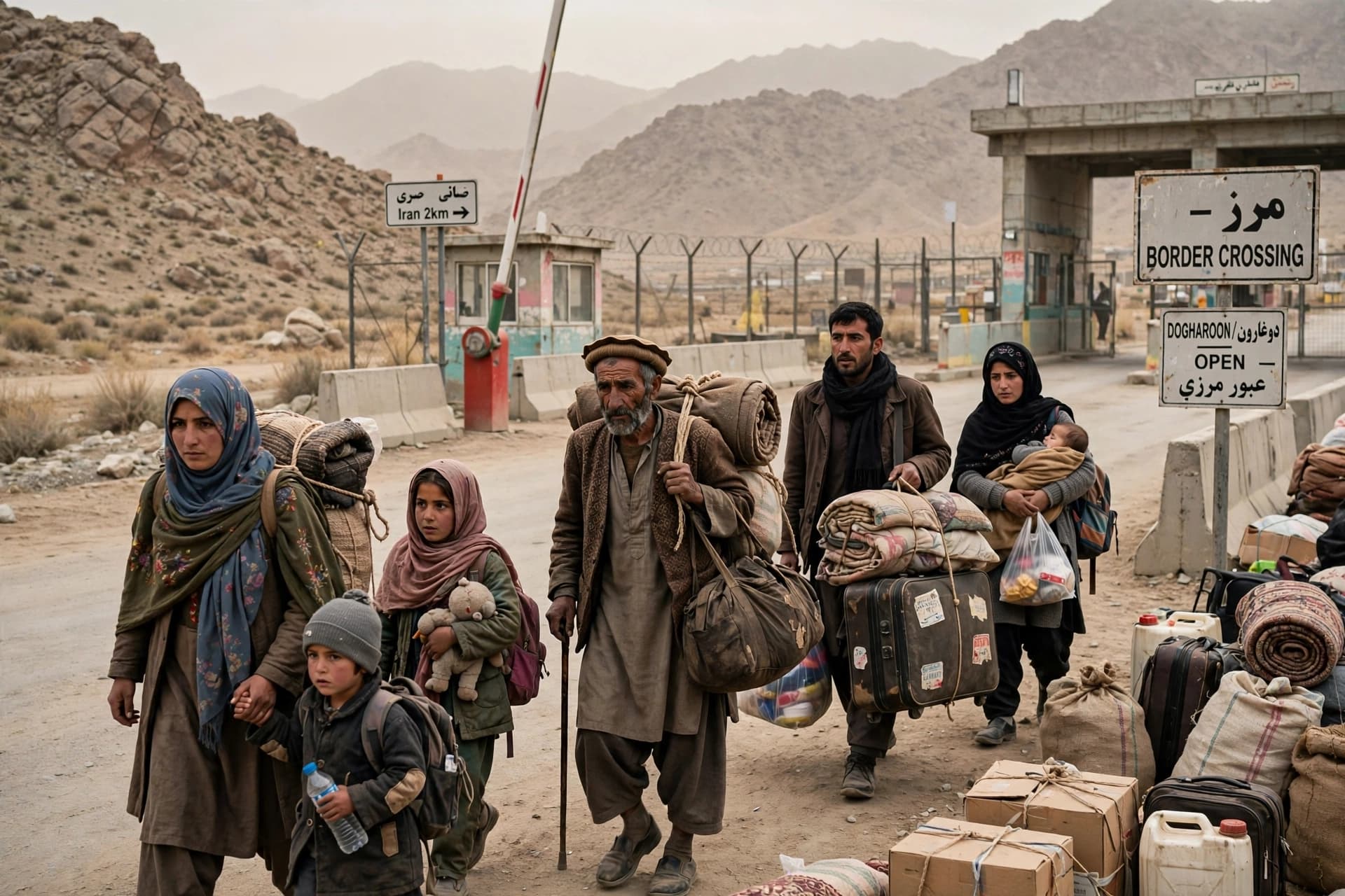 Between Economic Pressure and the Border, Afghan Migrants Reconsider Their Future Inside Iran