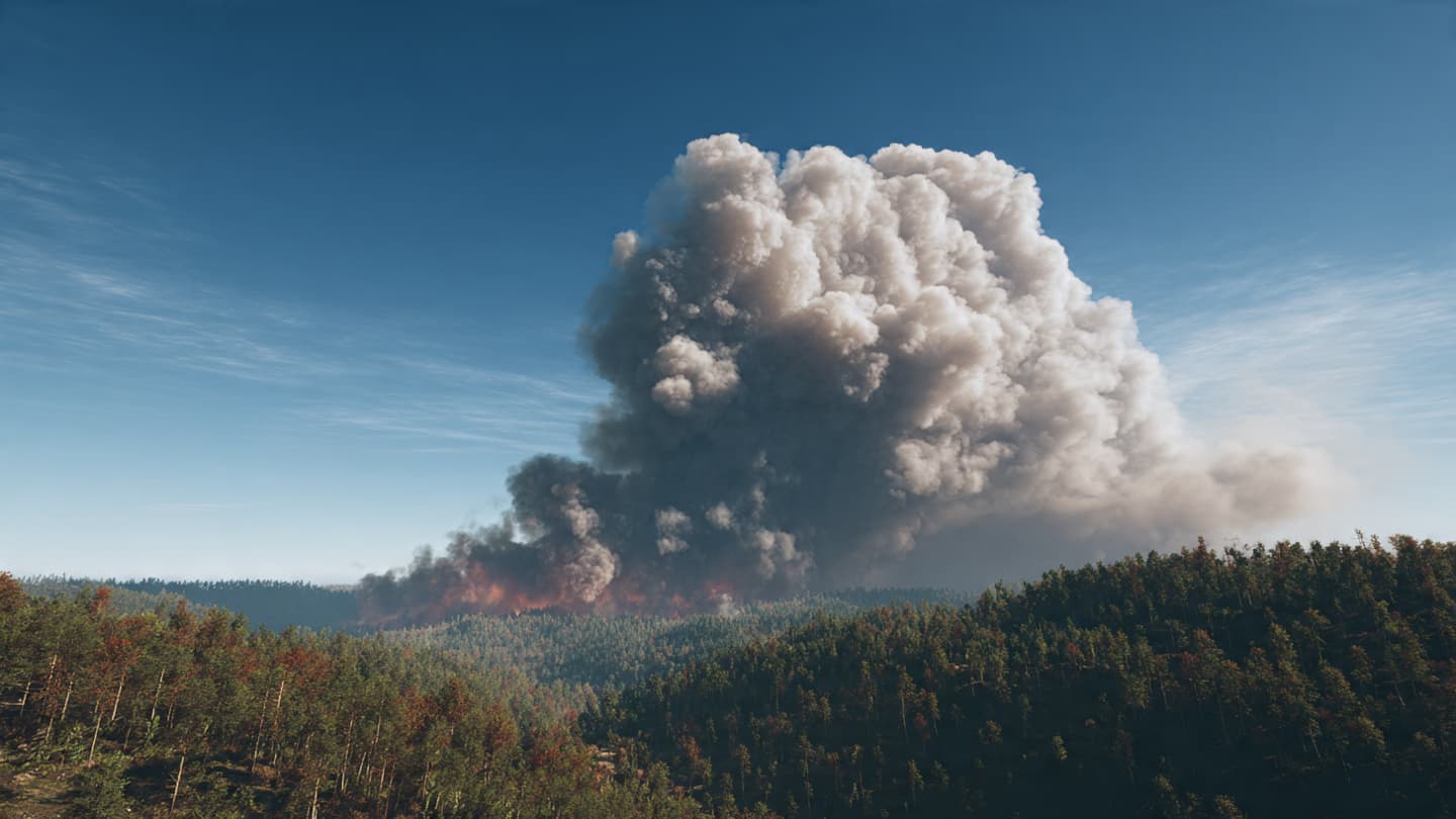 Even the Sky Carries the Memory of Great Forest Fires.