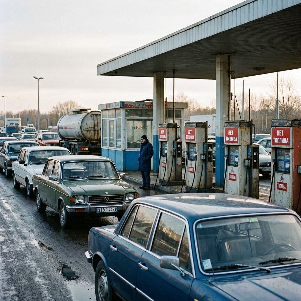 When an Energy Giant Waits in Line for Fuel.