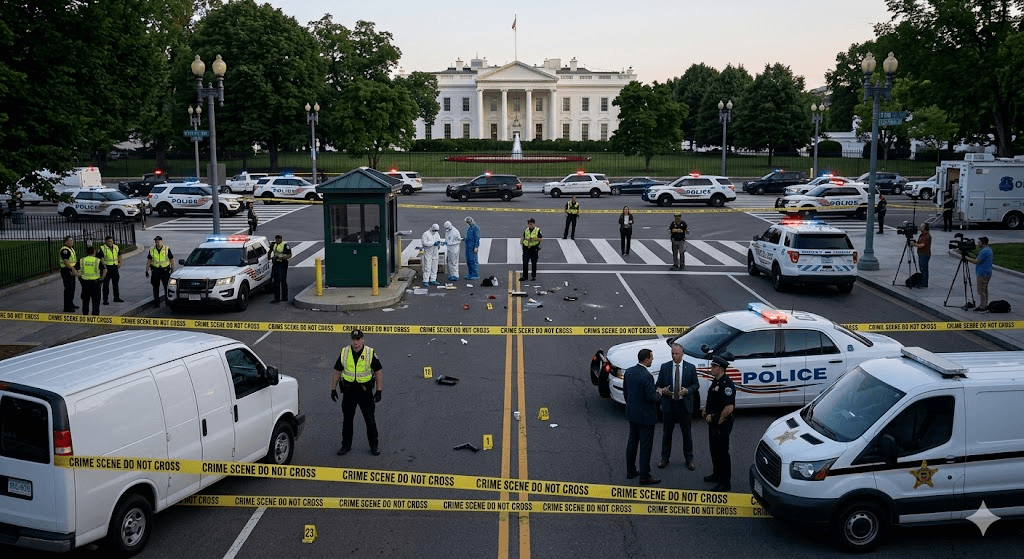 Chaos at the Gates: Gunman Killed by Secret Service After Opening Fire Near White House Checkpoint
