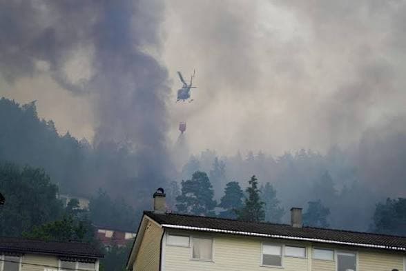 Massive Fire Becomes Norway’s Largest in Modern Times, Destroys 100+ Homes