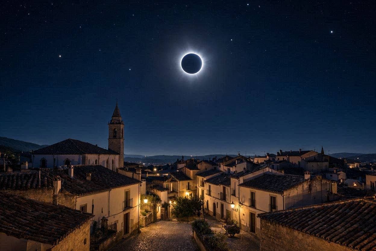 Twice in Darkness: A Spanish Village’s Eclipse Experience