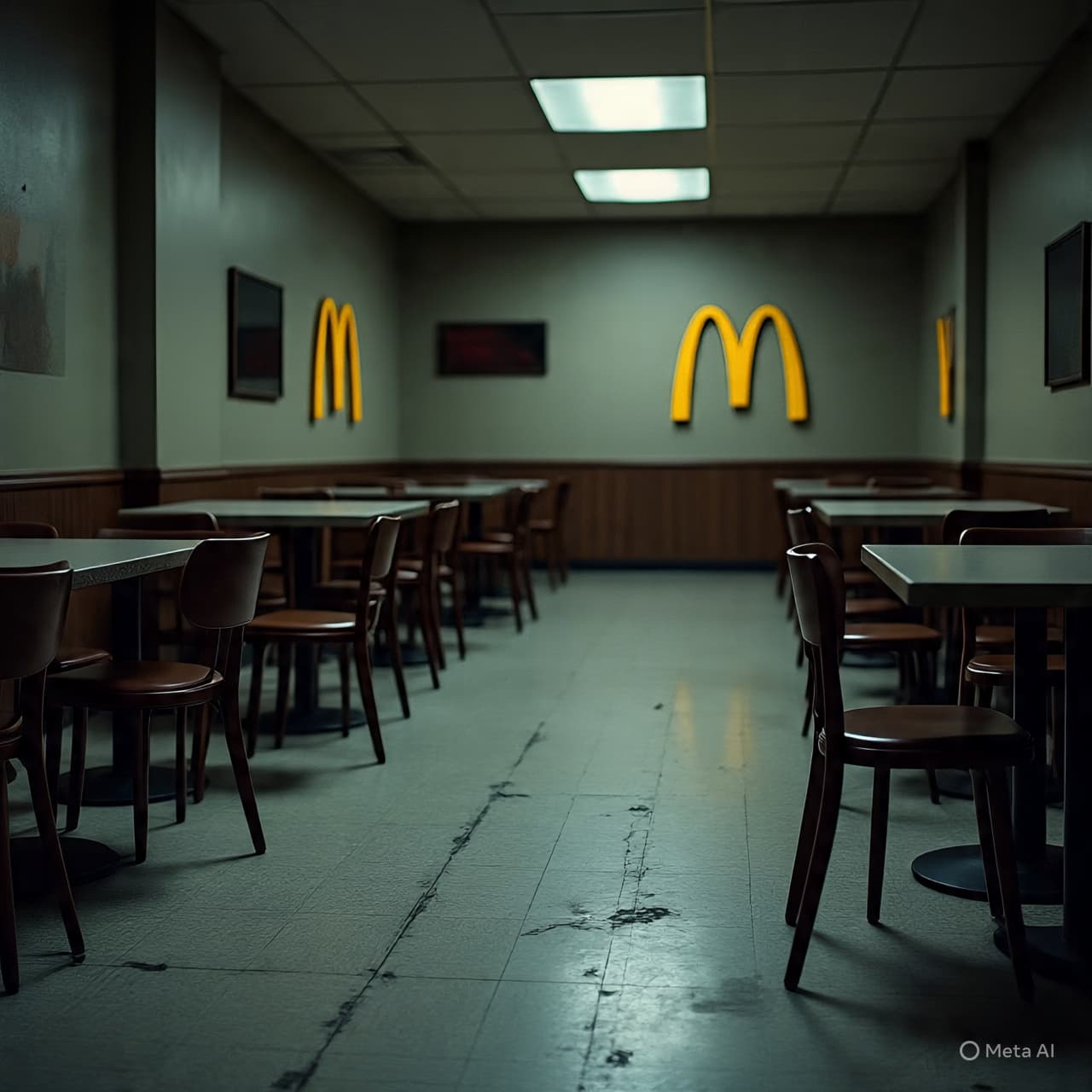 “Riding the Quiet Into Chaos: A Motorcycle’s Unlikely Drift Through McDonald’s”