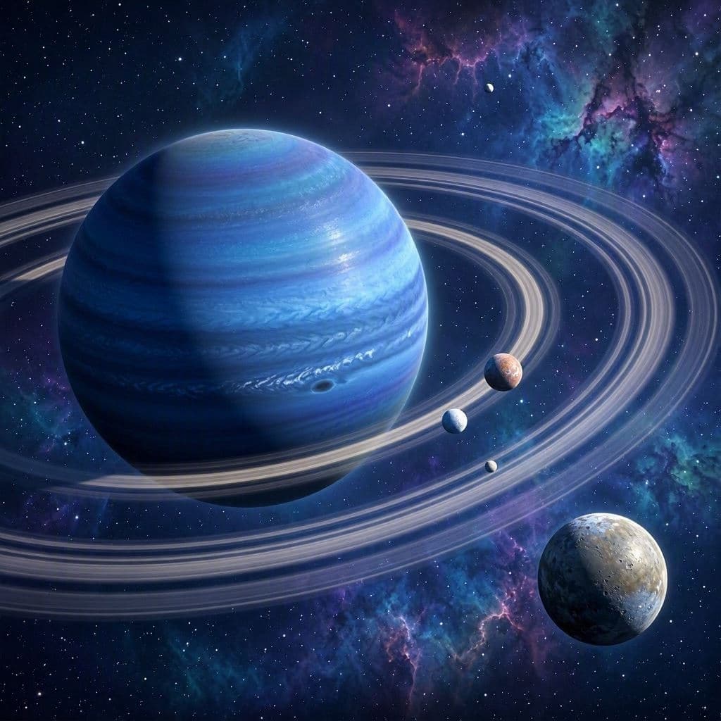 Shattered Worlds: The Story Behind Neptune’s Inner Moons