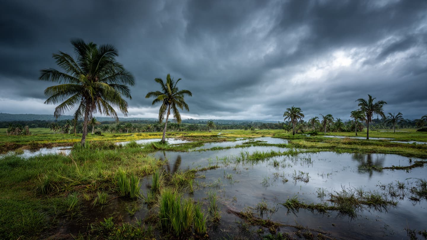 Between Saturated Soil and Dark Pacific Skies, Northern Islands Watch Harvests Slowly Disappear Beneath Floodwaters