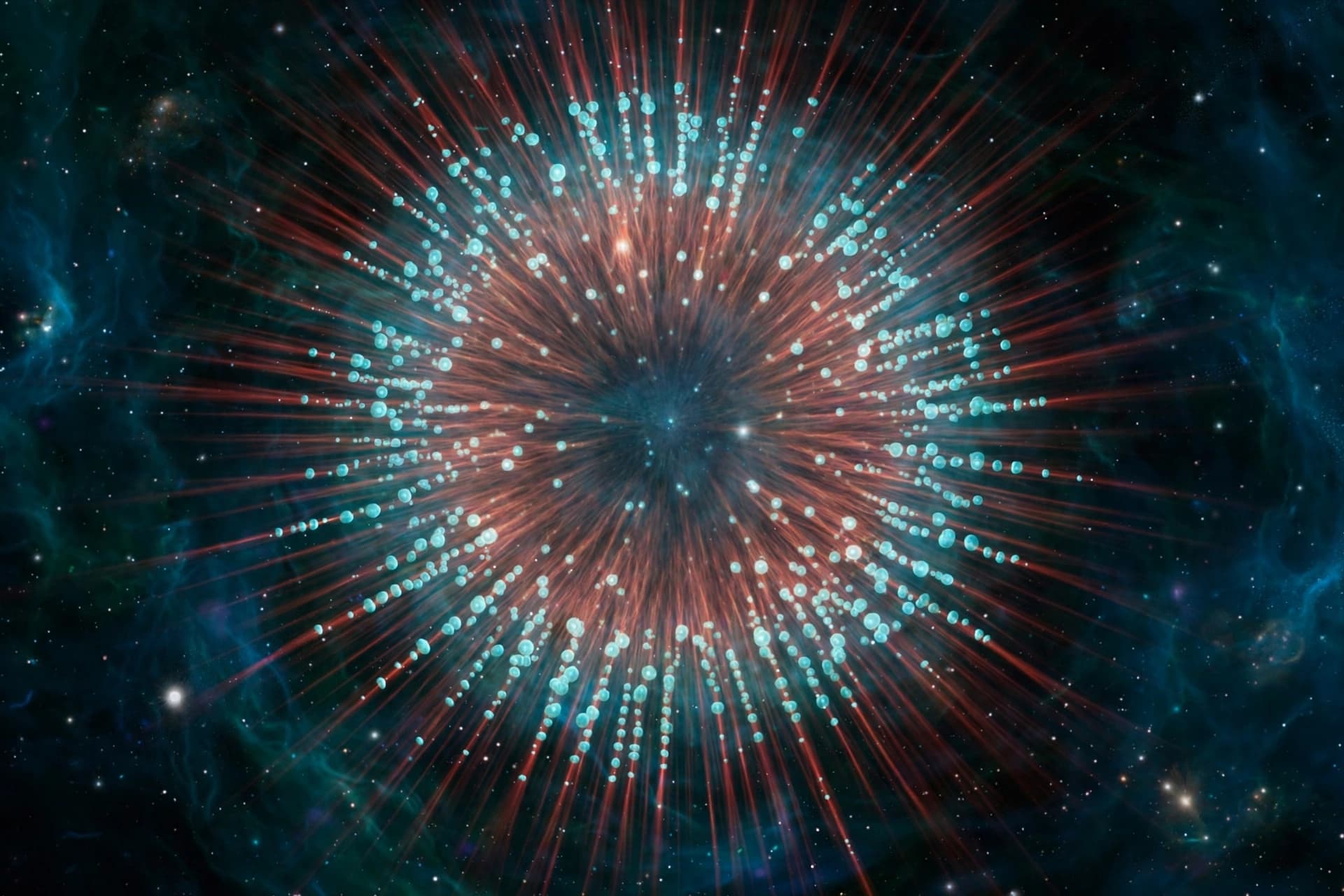 The Supernova That Left a Necklace of Gas