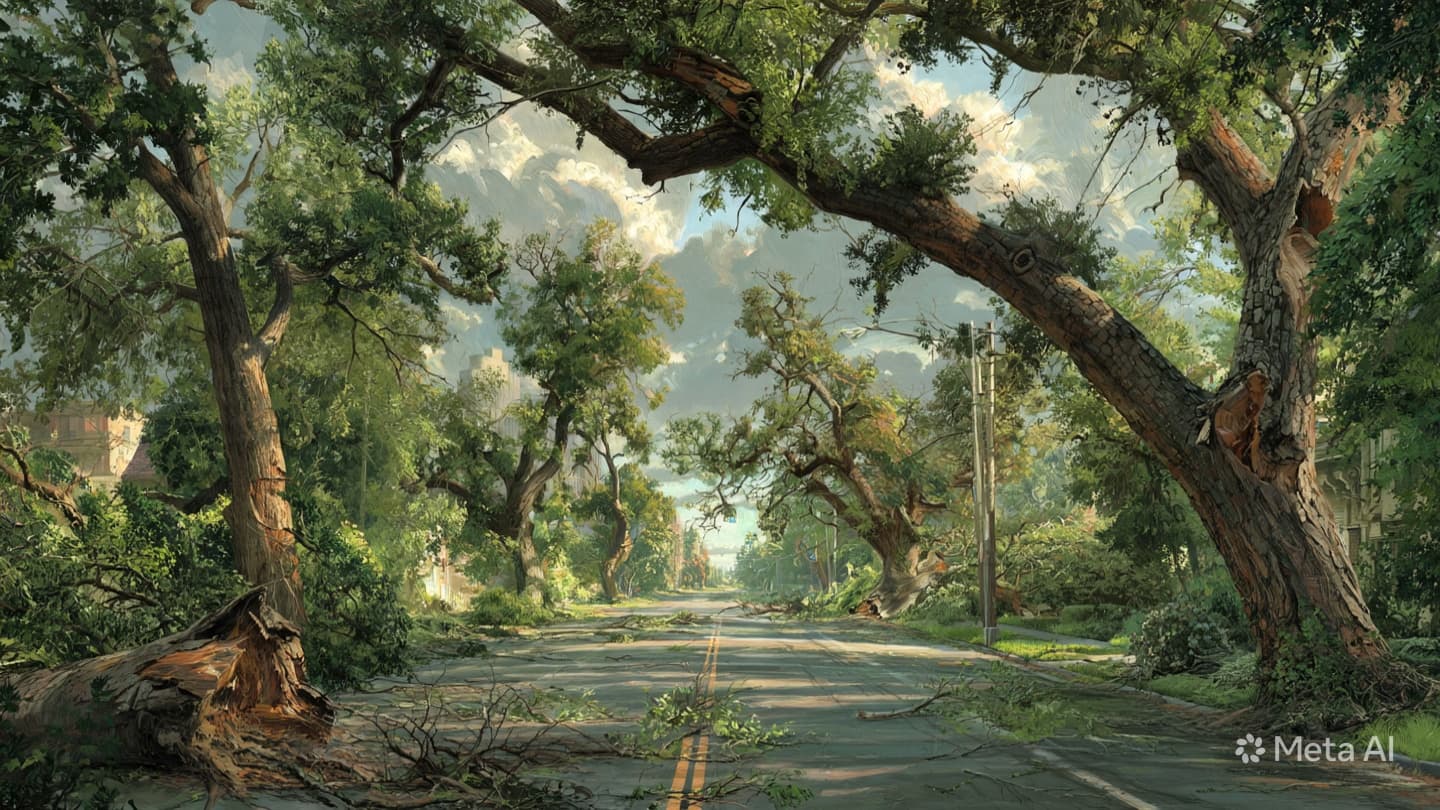 When Clouds Break and Earth Trembles: Reflections on a City Waking to Broken Wooden Limbs