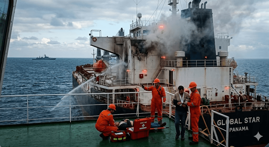 Black Sea Terror: Drone Strike on Panama-Flagged Ship Leaves One Dead, Two Injured