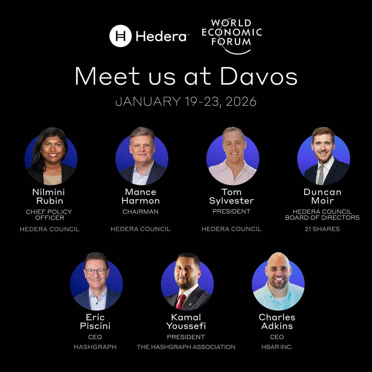 Hedera Takes DLT to Davos at WEF 2026 Annual Meeting