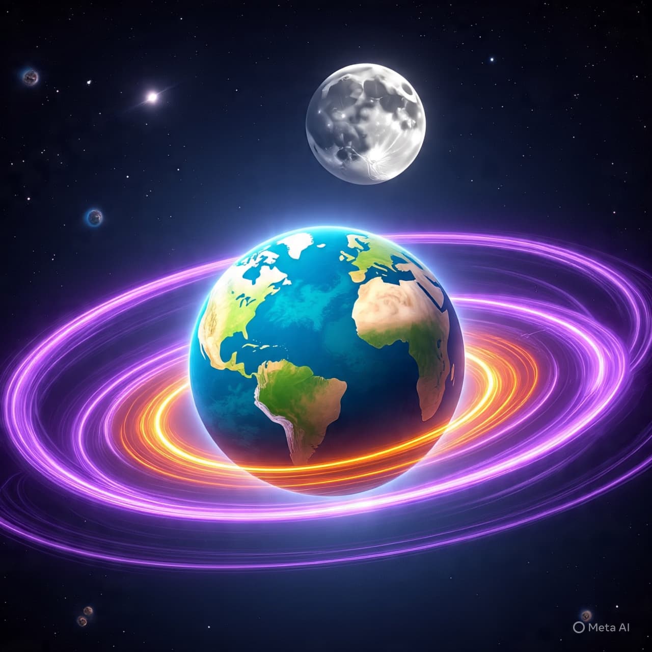 “Traces on the Lunar Mirror: Earth’s Atmosphere Etched in Moon Dust”