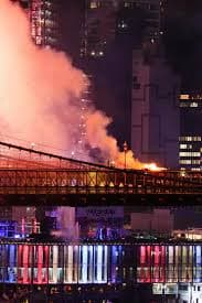 Fire breaks out on Brooklyn Bridge during New York’s July 4 fireworks show