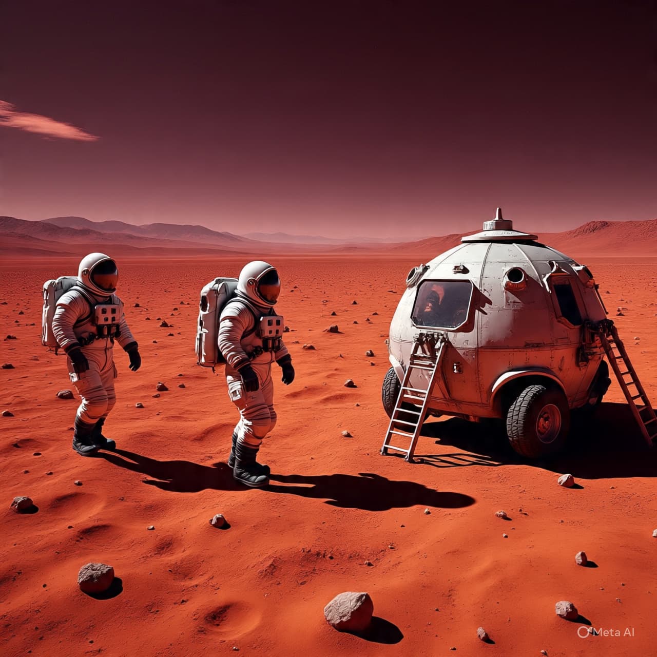 A Red Planet, a Quiet Question: What If Life Is Already There?
