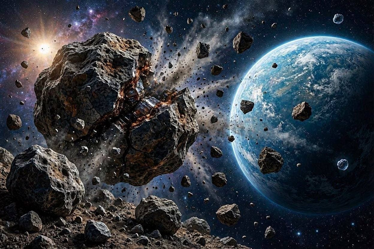Echoes of Impact: The Asteroid Breakup That Shook Earth
