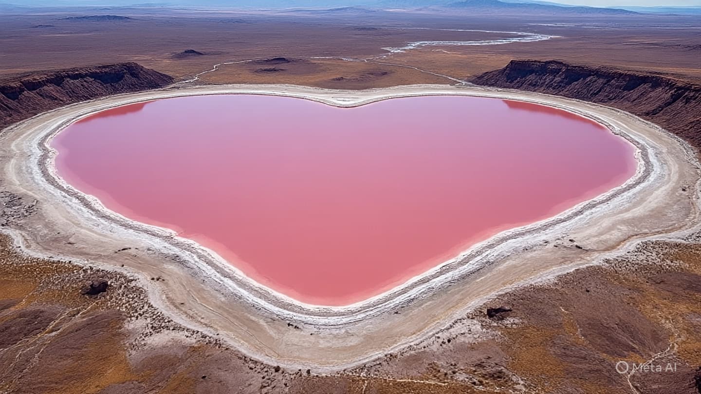 A Pink Heart from Space Carries a More Serious Message 