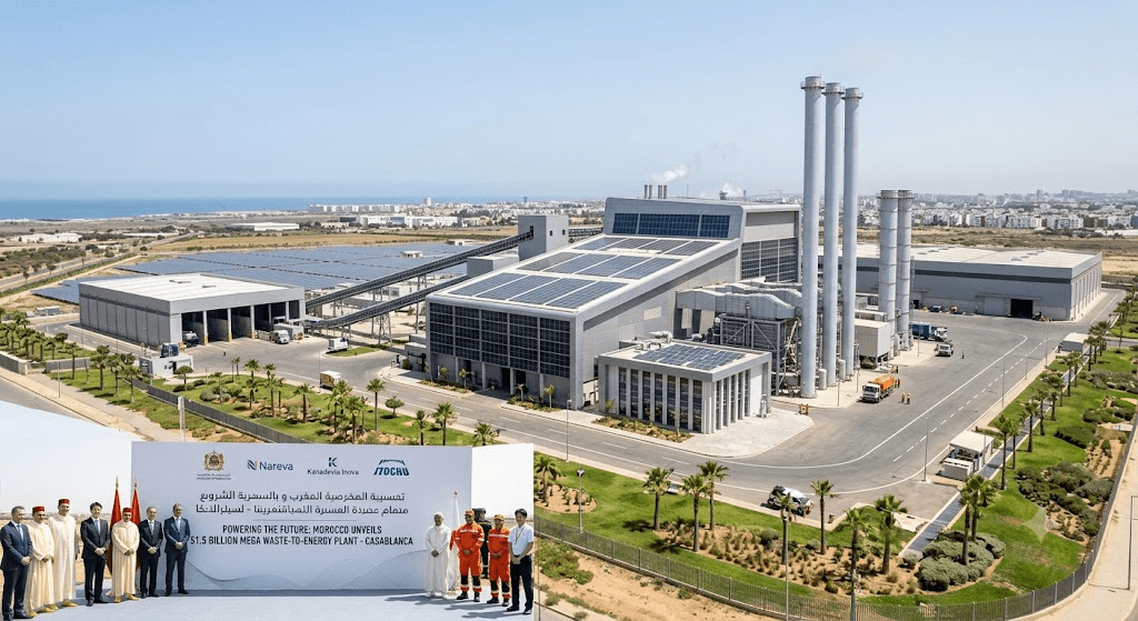 Powering the Future: Morocco Unveils $1.5 Billion Mega Waste-to-Energy Plant in Casablanca