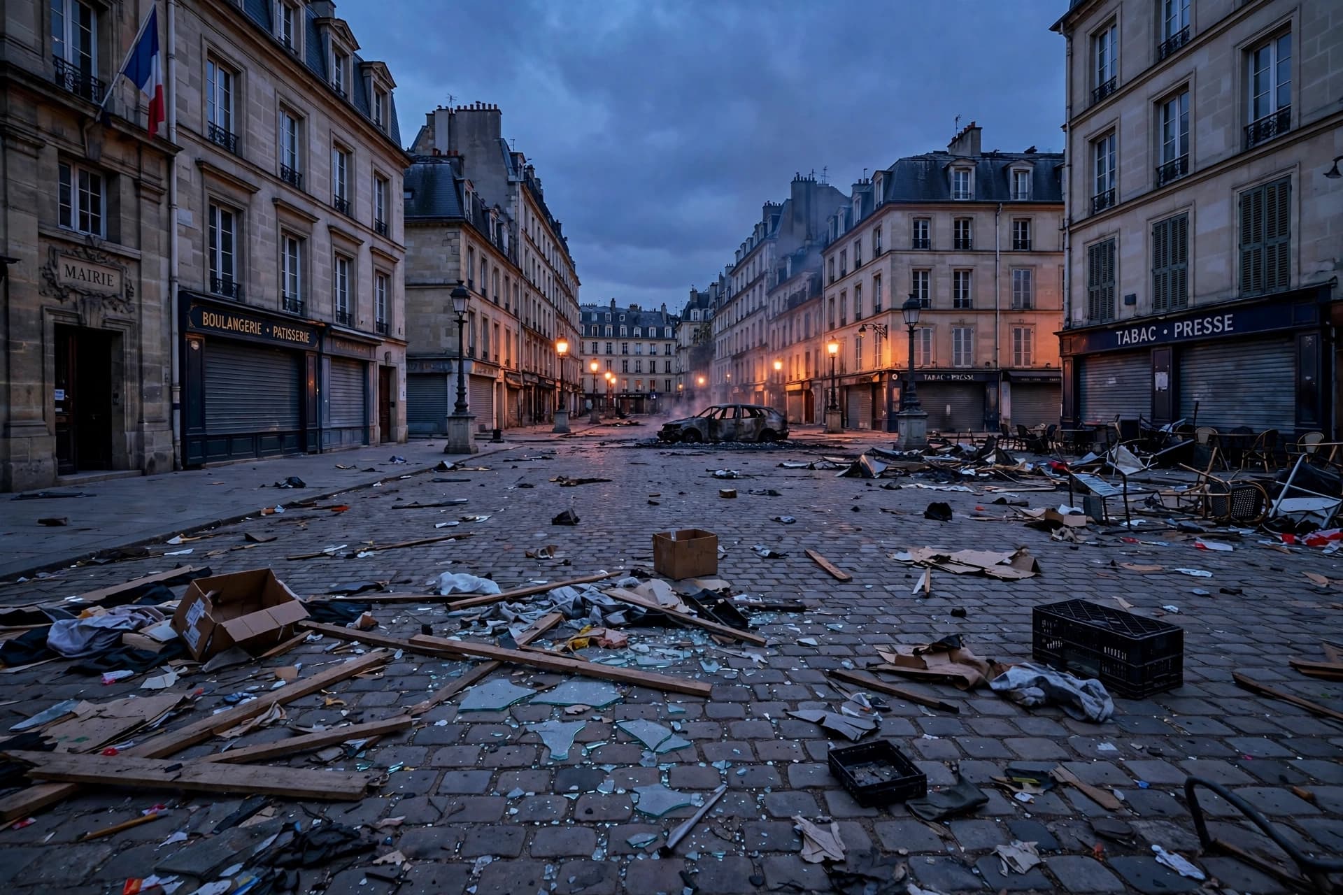 France's flames were not a metaphor; they were a consequence.
