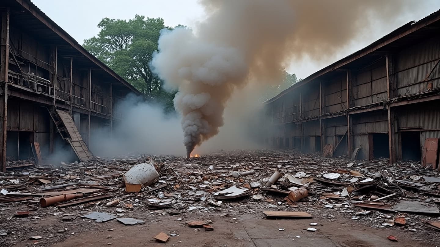 When the Spark Turns Sudden: A Factory Falls Silent