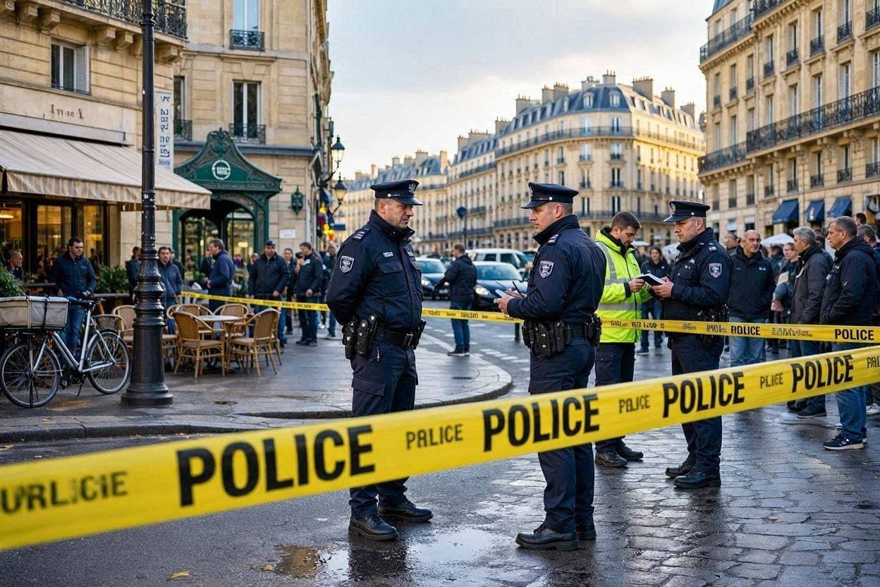  Shock in Paris: The Moment Violence Struck the Street