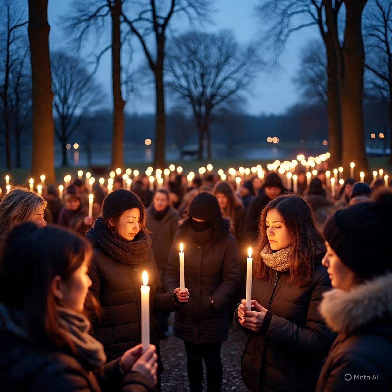 “The Quiet Edge of Protest: Vigils, Hearts, and the Questions Brought by Federal Gunfire”