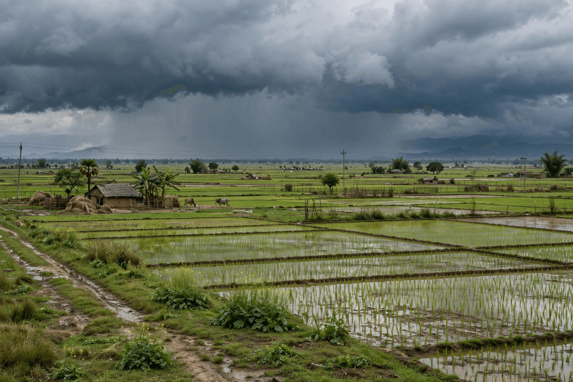 Deadly Lightning Strikes In Terai: Four Workers Killed While Working In Fields Today
