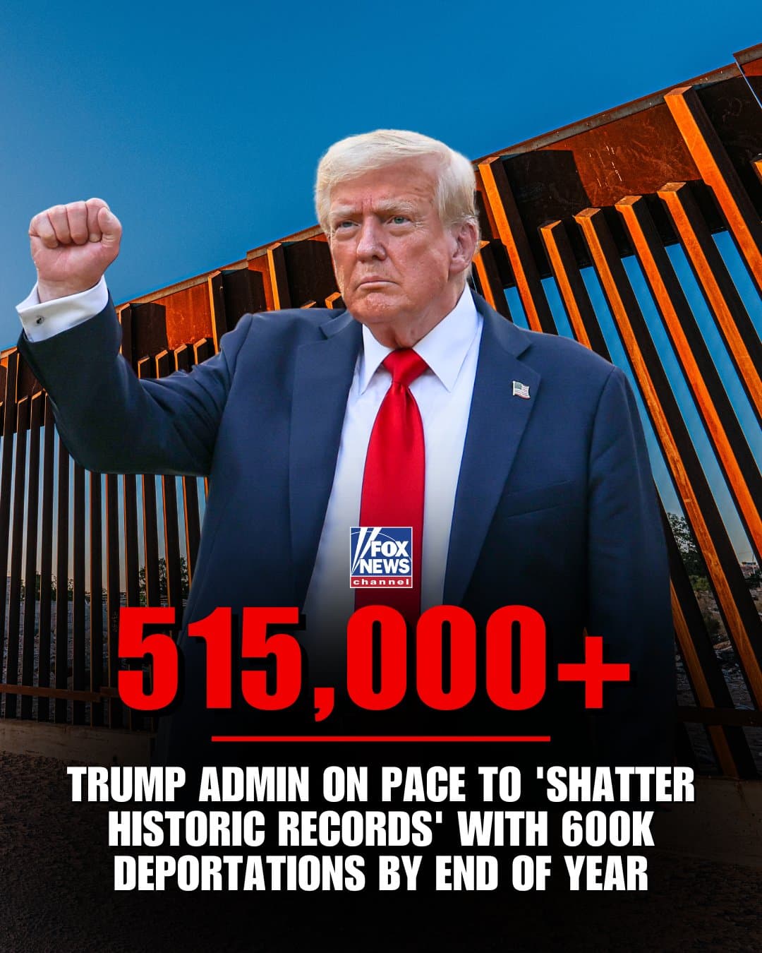 Trump’s Immigration Crackdown Surges Past 515,000 Deportations — “Just the Beginning,” Says DHS