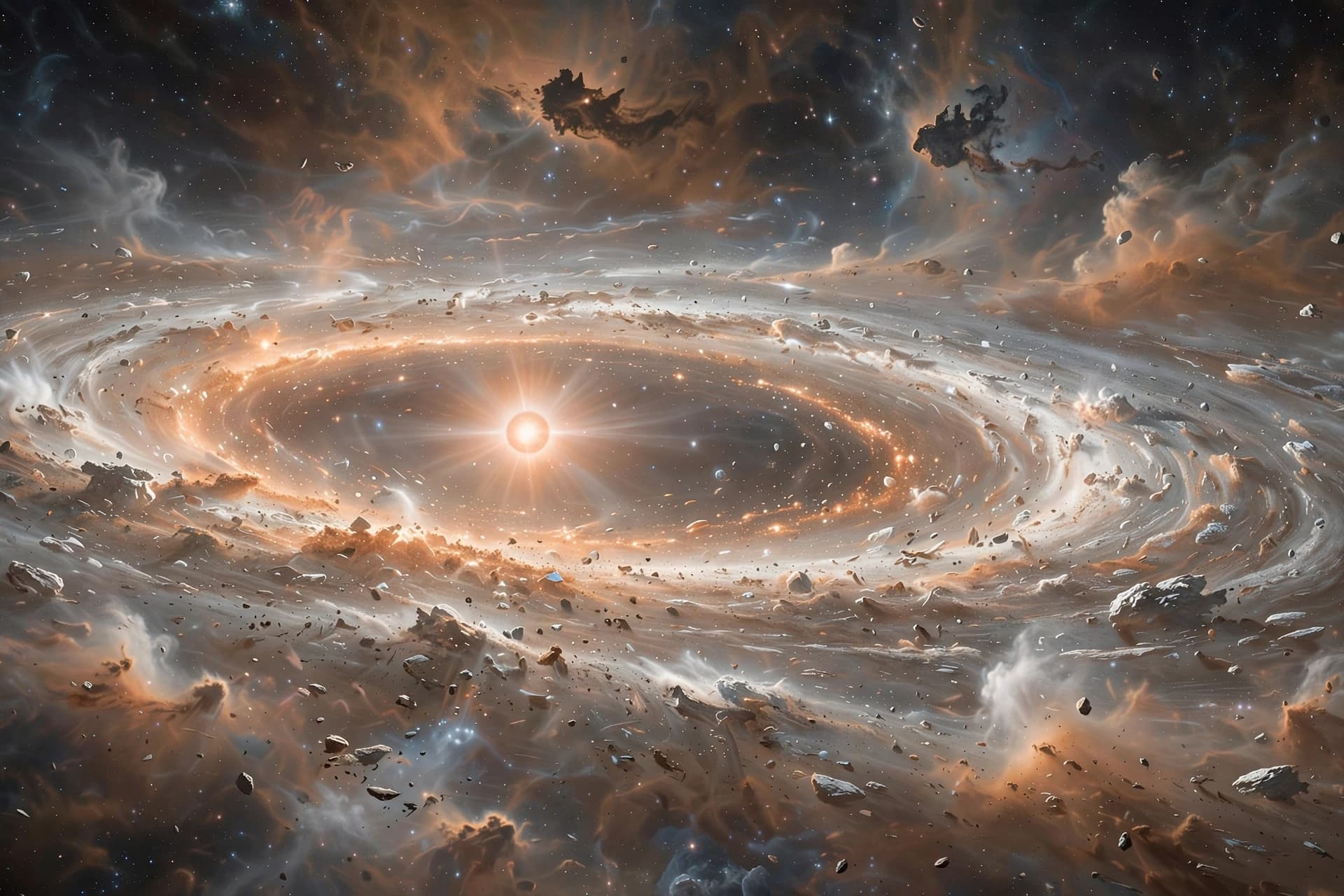 NASA’s Webb finds signs of Mars-sized worlds smashing together.