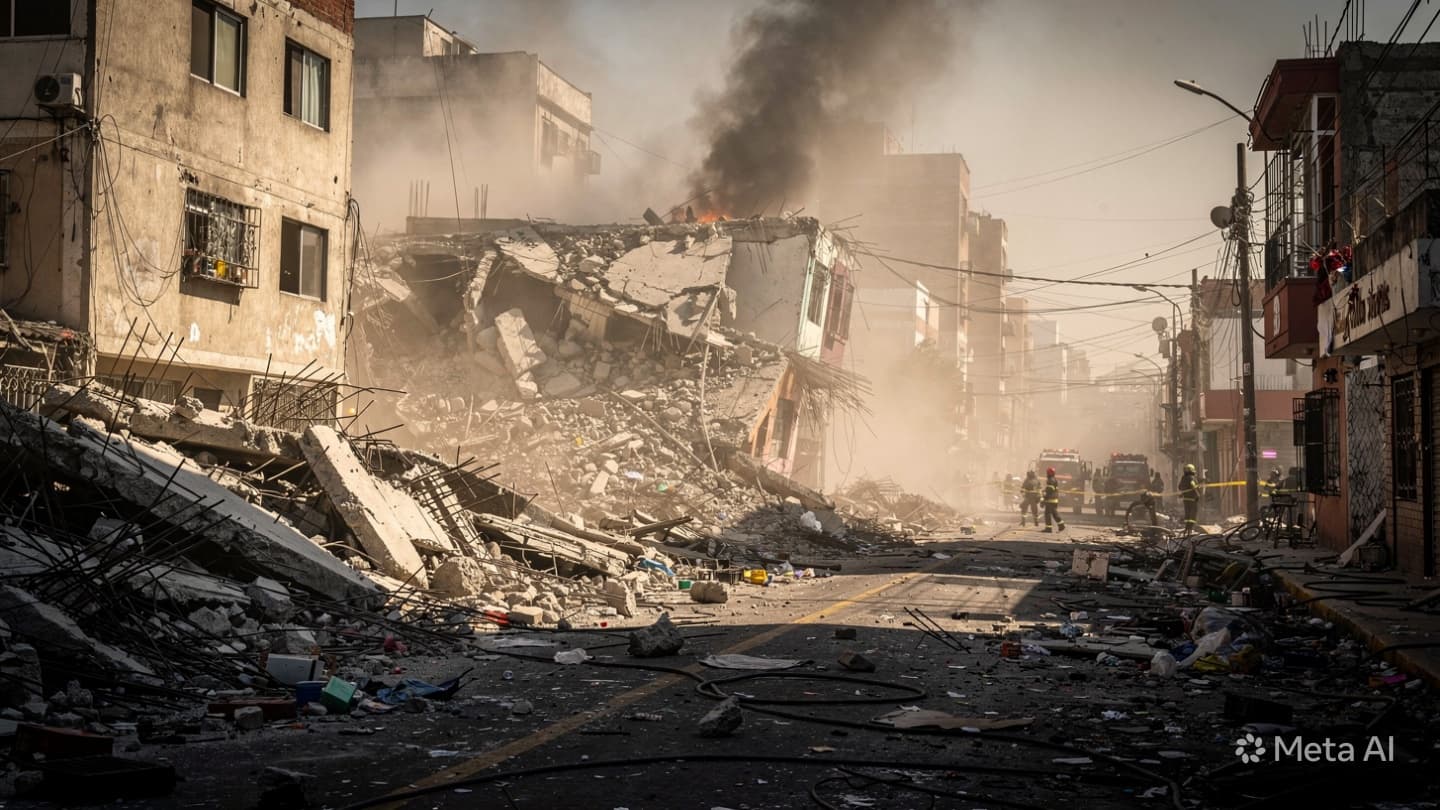 Tragic Gas Blast in Mexico City: Two Confirmed Fatalities Following Violent Explosion at Residential Site