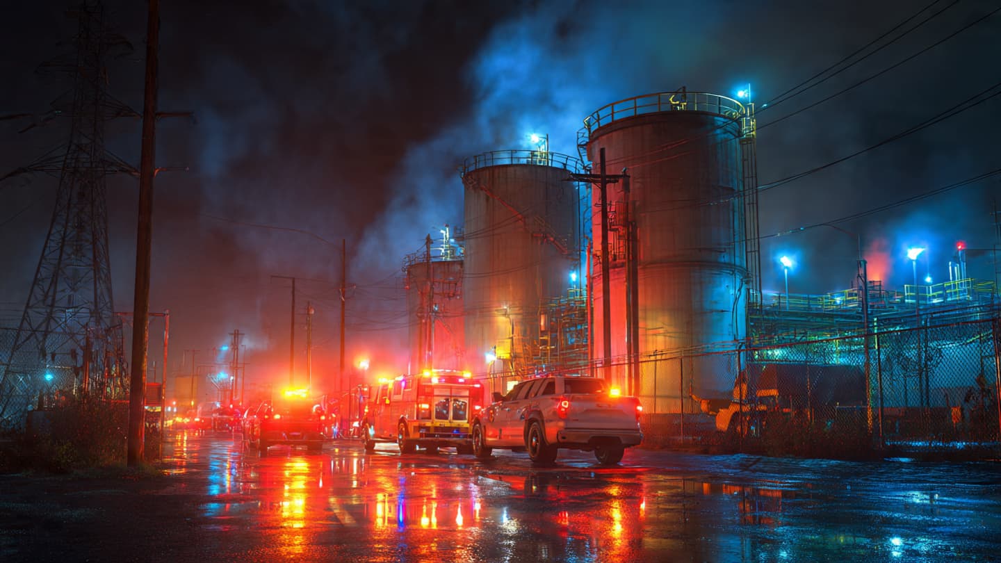 Under Floodlights and Midnight Warnings: A Toxic Tank and the Fragile Balance Between Containment and Collapse