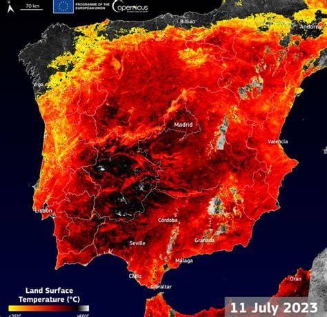 Spain attributes 1,029 excess deaths last month to heatwave during hottest June on record