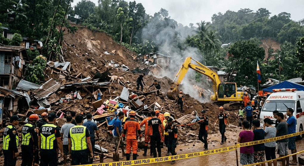 Tragedy in Cebu City: 3 Dead, 1 Rescued After Devastating Landslide