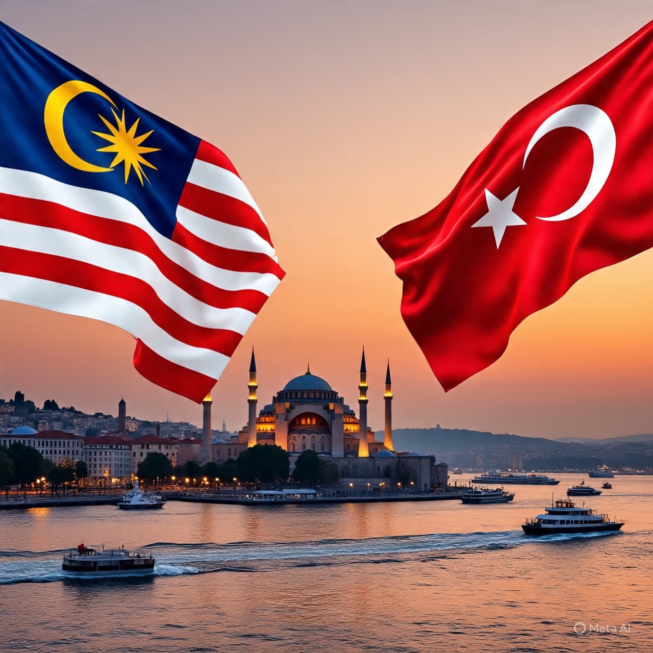 A Courteous Call Amid Strategic Talks: Anwar Meets Ozil and Bilal Erdogan