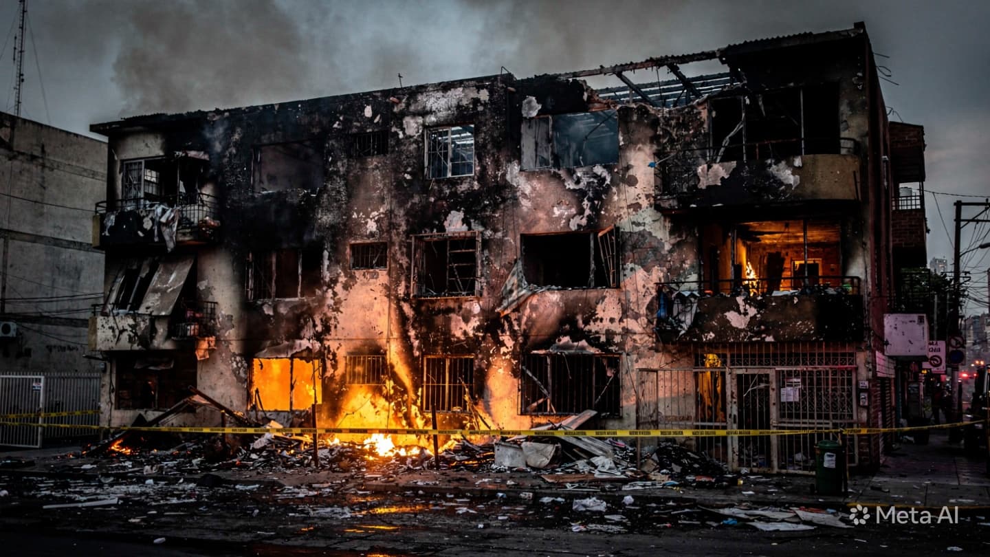 Fatal Electrical Fire in Guadalajara: Two People Die After Apartment Complex Blaze Breaks Out