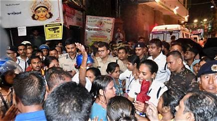 Kolkata Festival Crush Kills at Least 17 After Heavy Rain