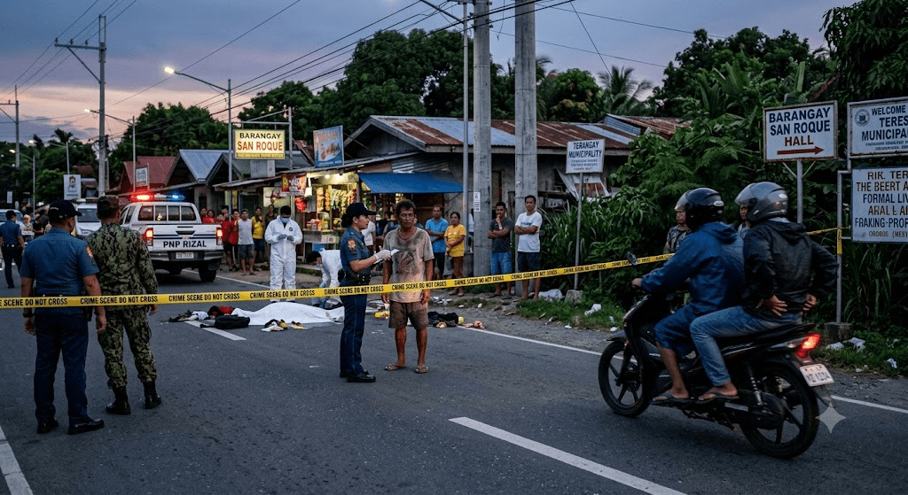 Tragedy in Rizal: American Citizen Robbed and Shot Dead by Riding-in-Tandem Assailants