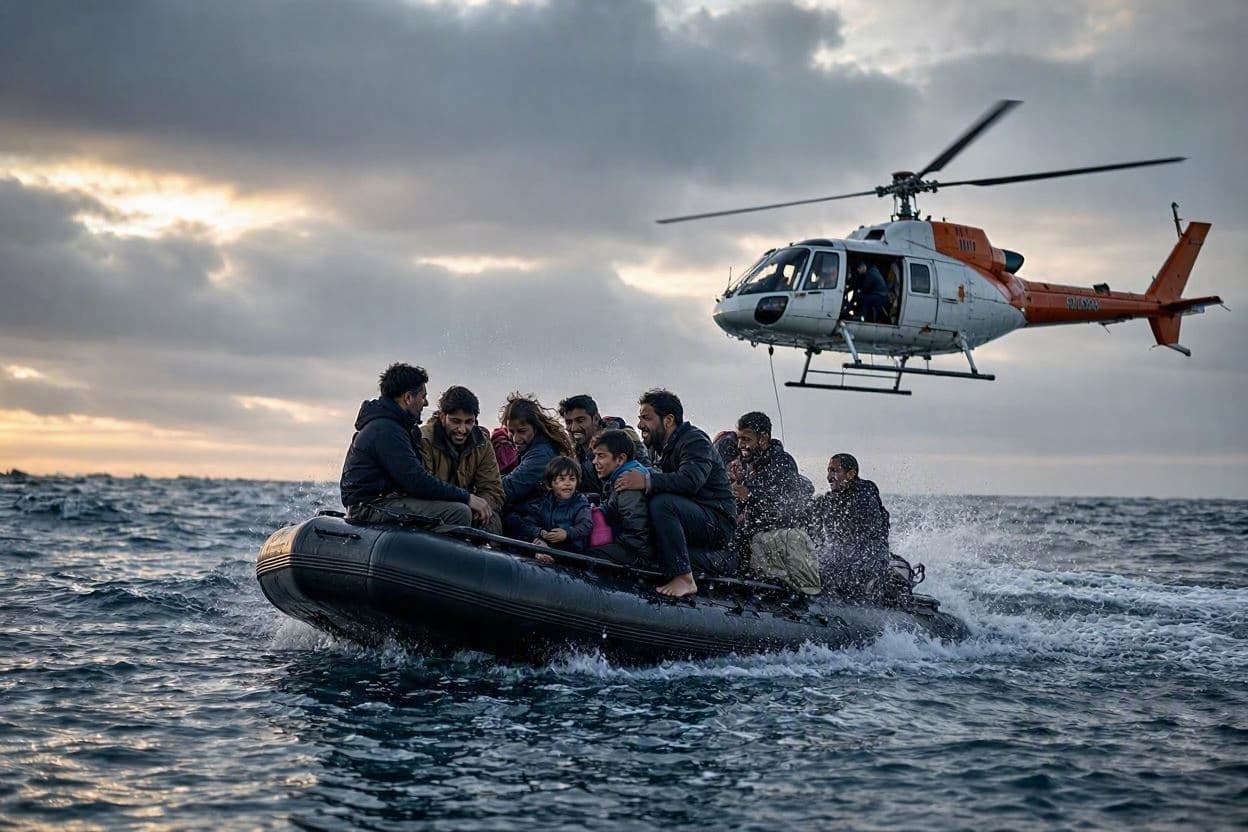 Hope Amidst the Waves: A Channel Rescue