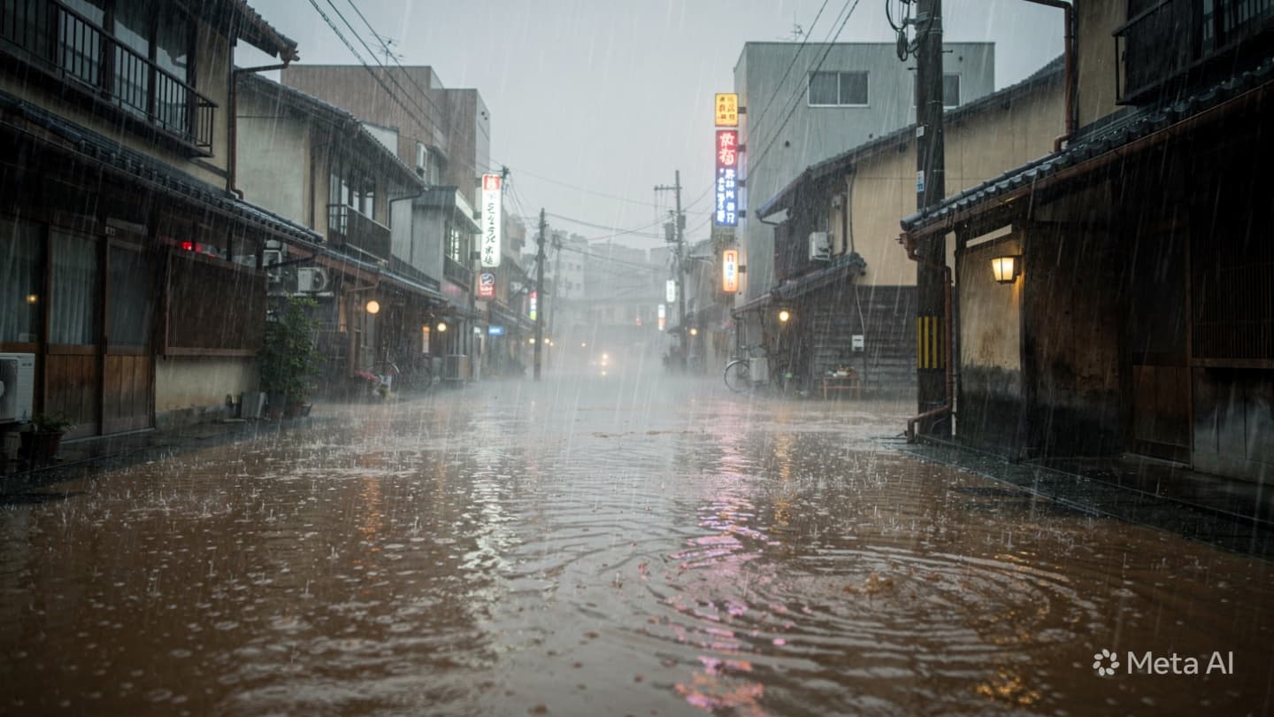 Japan Storm Warning: One Person Dead as Heavy Rains Trigger Landslides and Flooding