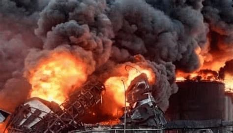 Ukraine strikes major Russian oil refinery, railway bridge in Russian-occupied Luhansk Oblast, General Staff says