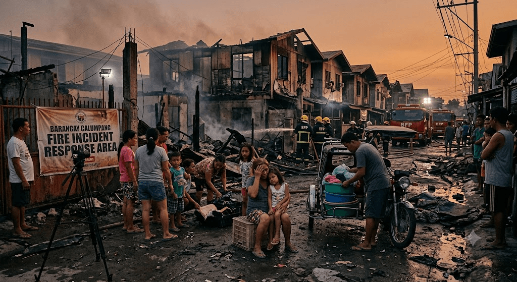 Midnight Inferno: Over 15 Families Displaced After Fire Gutted Homes in General Santos City