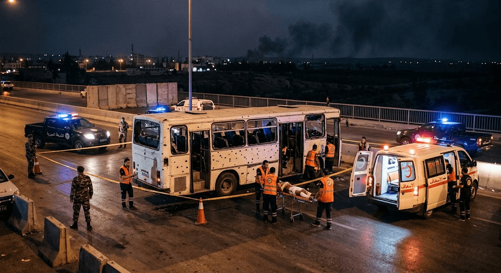 Tragedy in Homs: Gunmen Open Fire on Bus, Leaving 7 Dead and 4 Wounded