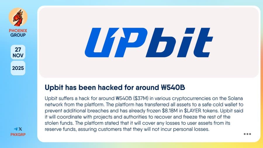 Upbit Suffers $37M Solana Hack Just One Day After $10.3 Billion Naver Acquisition Deal