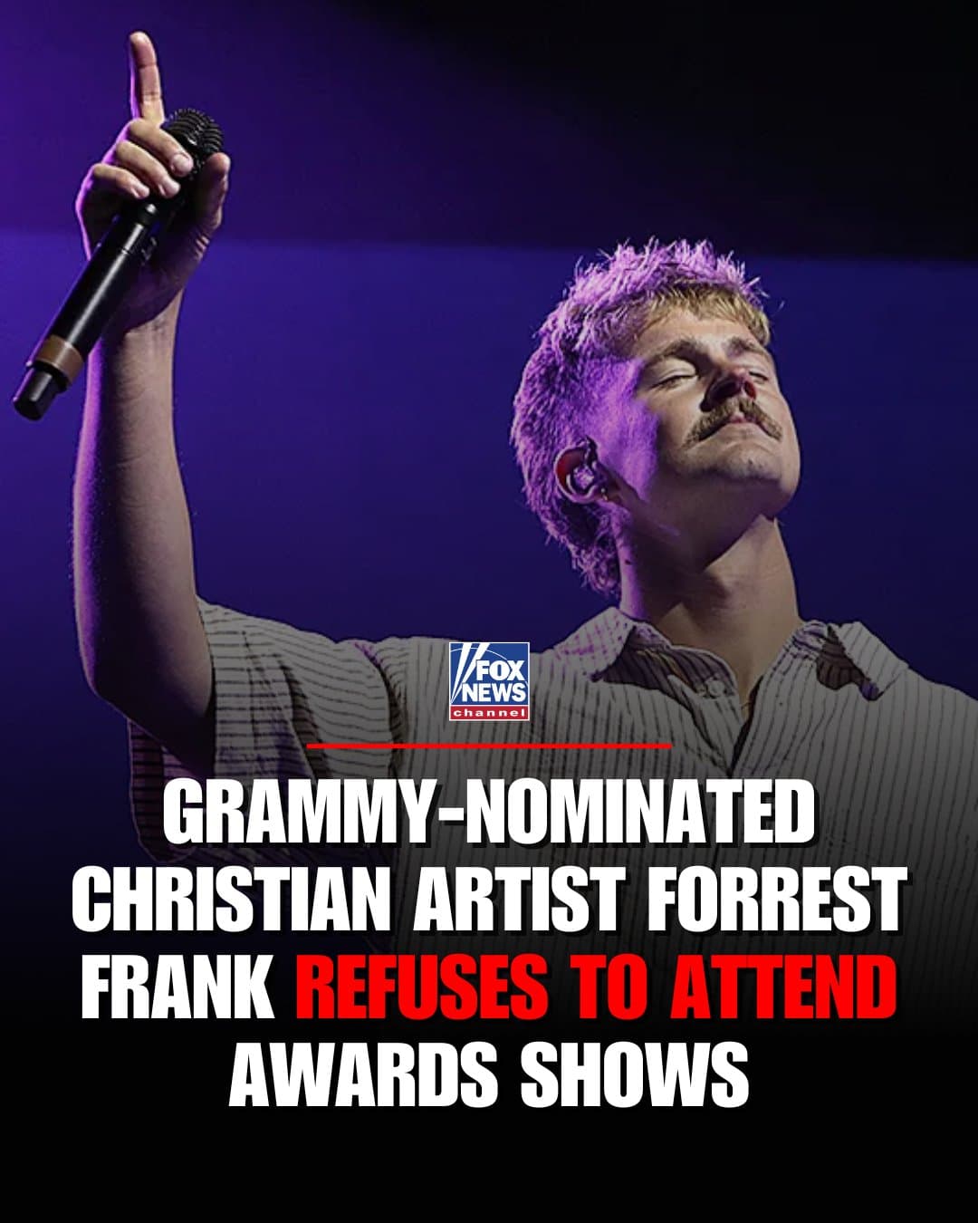 Grammy-Nominated Singer Rejects Worldly Awards for "Eternal Rewards