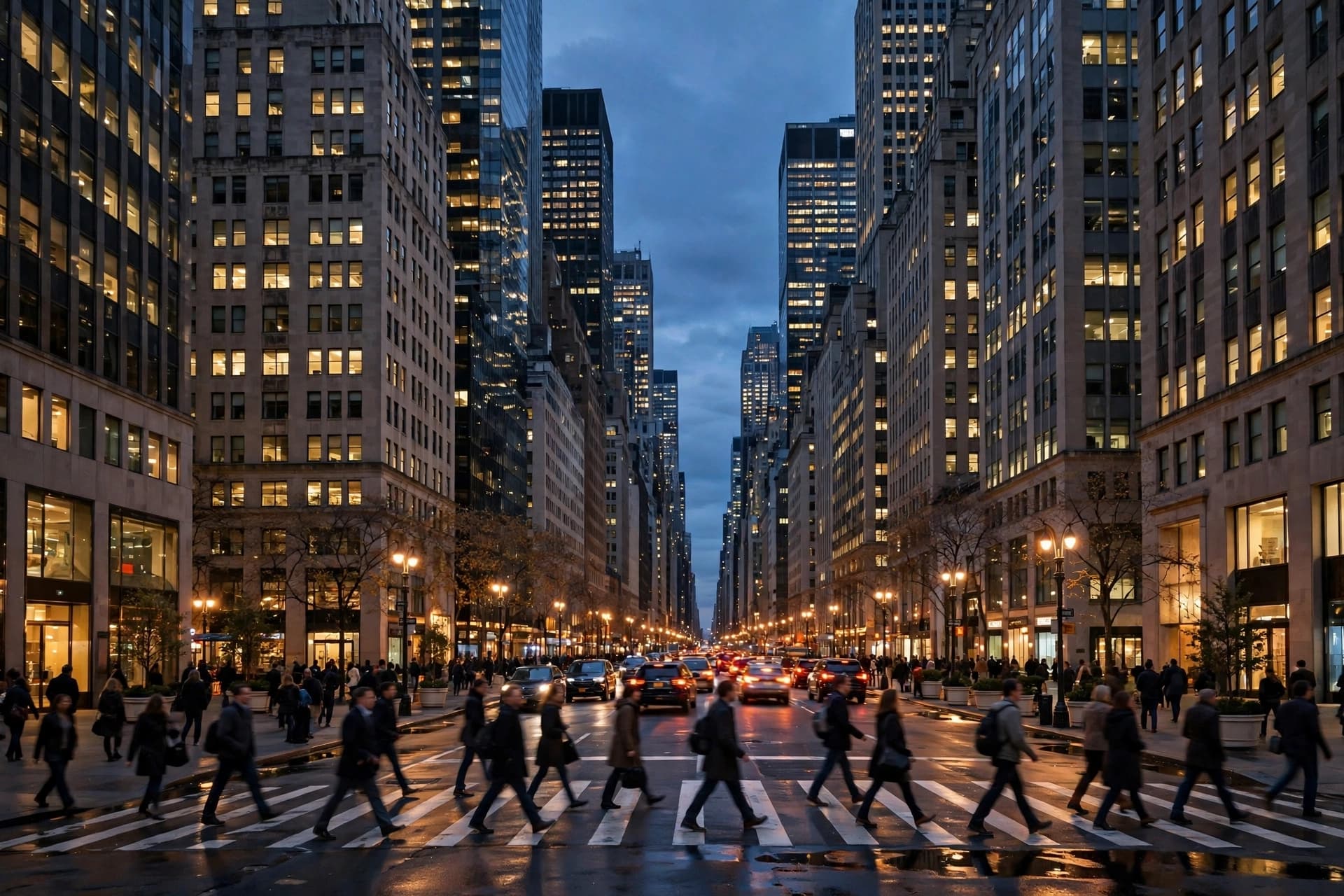 Beneath New York’s Financial Skyline, Wall Street Reaches New Heights While Investors Continue Watching the Clouds Gathering Ahead