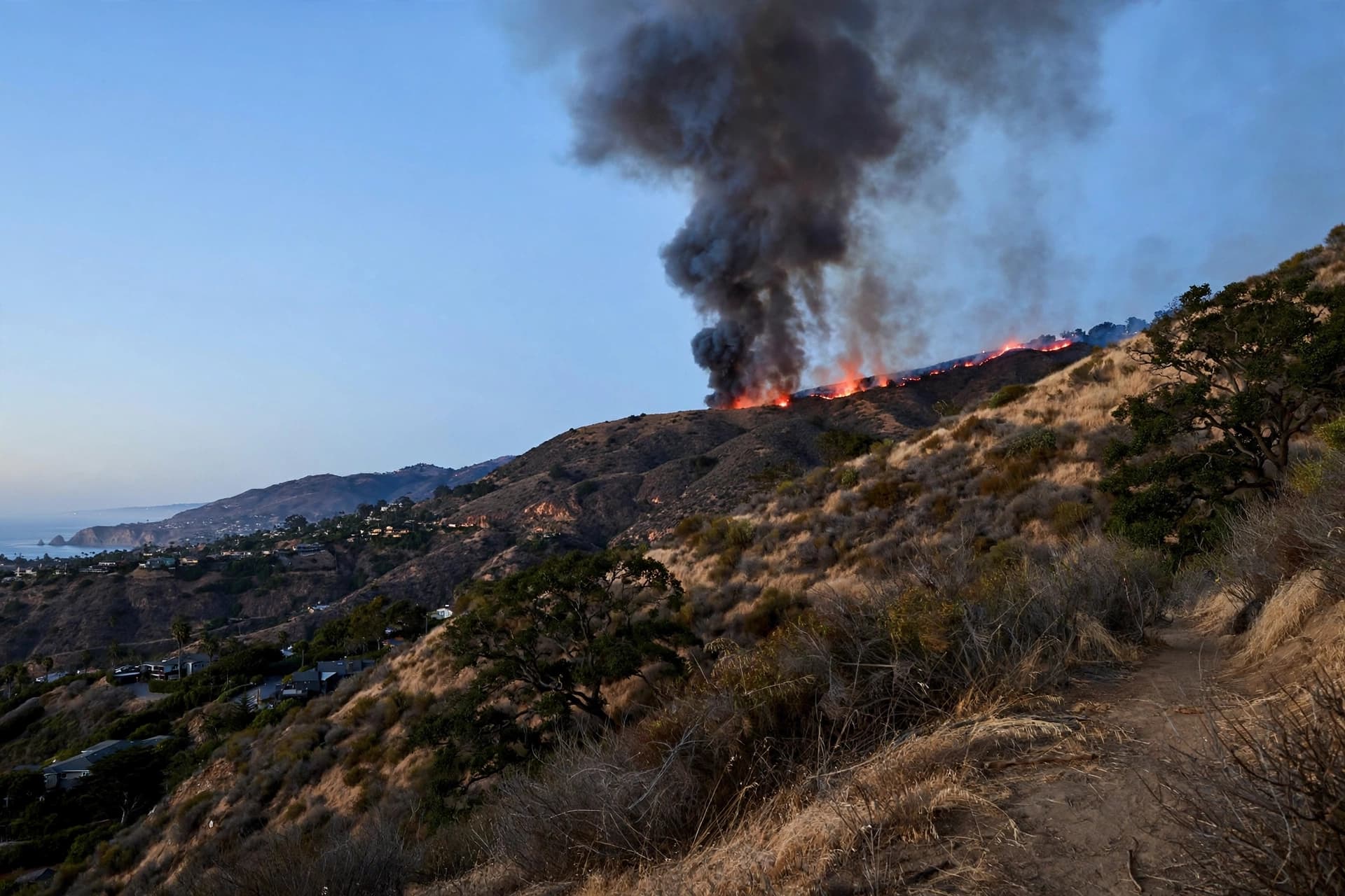 The Bryson Fire Spread Rapidly, and the Community Responded